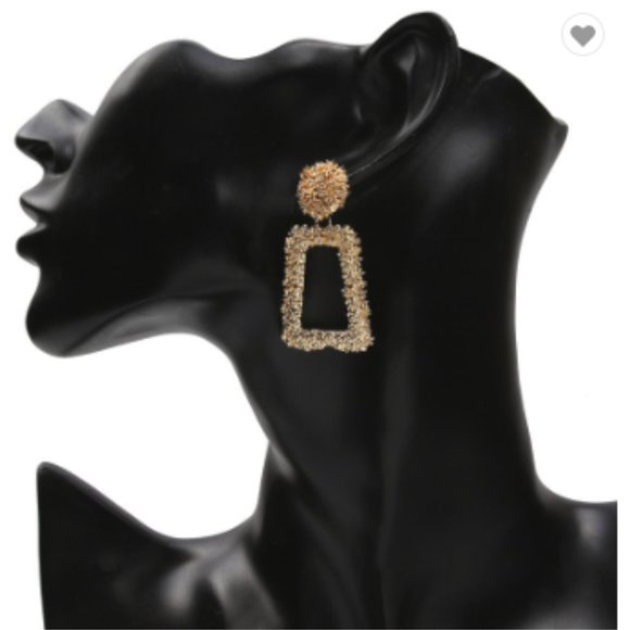 Medium Rectangular Boho Chic Earrings Set Of 5 - Picture 4 of 5